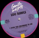 12'' - Lou Rawls - I Wish You Belonged To Me / It's A Tough Job