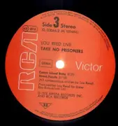 Double LP - Lou Reed - Lou Reed Live - Take No Prisoners