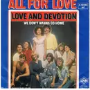 7inch Vinyl Single - Love And Devotion - All For Love