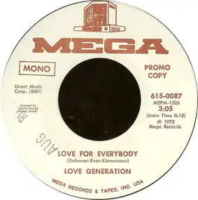 The Love Generation - Love For Everybody