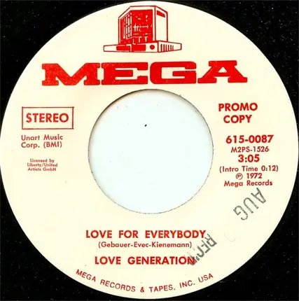 Love Generation - Love For Everybody