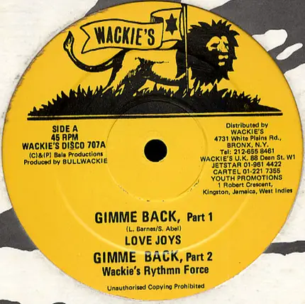 Love Joys - Gimme Back