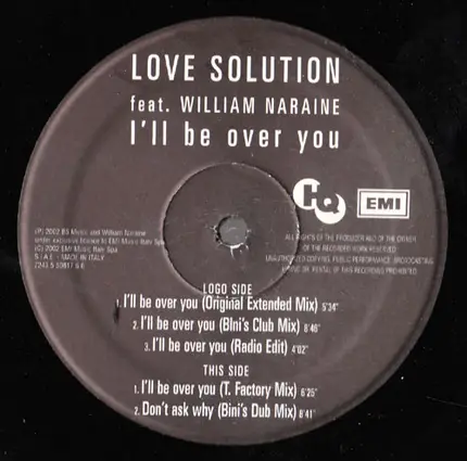Love Solution - I'll Be Over You
