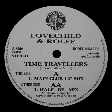 Lovechild & Rolfe - Time Travellers