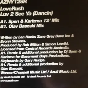 Loverush - Luv 2 See Ya (Dancin) (Remixes)