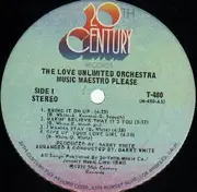 LP - Love Unlimited Orchestra - Music Maestro Please