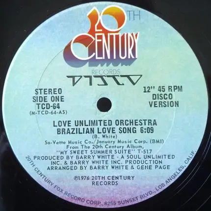 Love Unlimited Orchestra - Brazilian Love Song