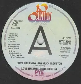 Barry White - Don't You Know How Much I Love You