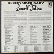 Lowell Fulson - Reconsider Baby