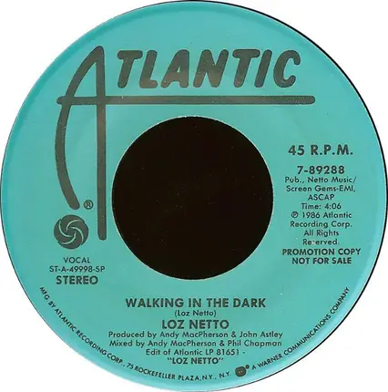 Loz Netto - Walking In The Dark