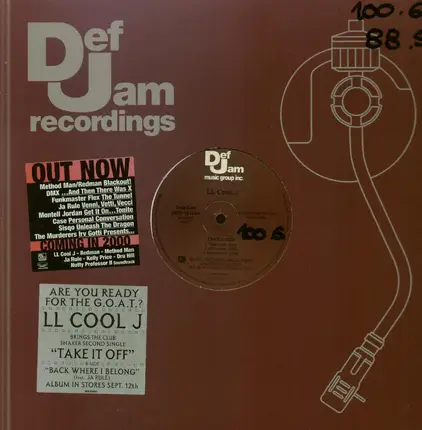 LL Cool J - Take It Off / Back Where I Belong