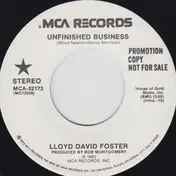 Lloyd David Foster - Unfinished Business