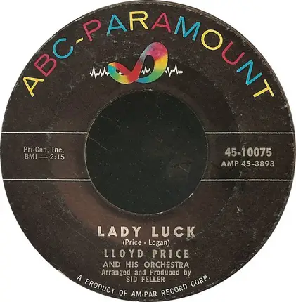 Lloyd Price And His Orchestra - Lady Luck