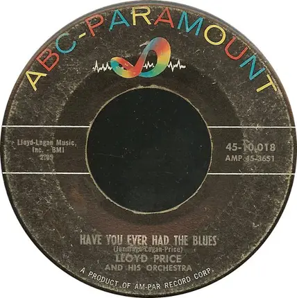 Lloyd Price And His Orchestra - (You've Got) Personality / Have You Ever Had The Blues