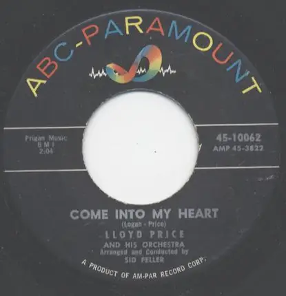 Lloyd Price And His Orchestra - Wont'cha Come Home / Come Into My Heart