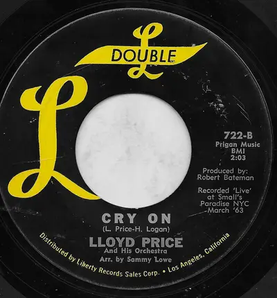Lloyd Price And His Orchestra - Misty / Cry On