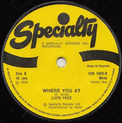 Lloyd Price - Lawdy Miss Clawdy