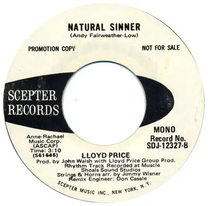 Lloyd Price - Natural Sinner