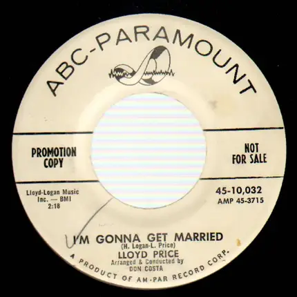 Lloyd Price - I'm Gonna Get Married