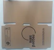 LP-Versandkarton - Drehfix  BC-Welle, braun, recordsale Logo