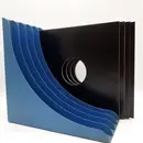 Vinyl Storage - LP-Winkel, 70er Jahre - in blau, für ca. 50 LPs