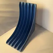Vinyl Storage - LP-Winkel, 70er Jahre - in blau, für ca. 50 LPs