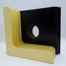 Vinyl Storage - LP-Winkel, 70er Jahre - in hellgelb, für ca. 40 LPs