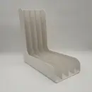 Vinyl Storage - LP-Winkel, 70er Jahre - in weiß,  für ca. 30 LPs