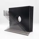 Vinyl Storage - LP-Winkel, 70er Jahre - in transparent, geschwungene Form, für ca. 30 LPs