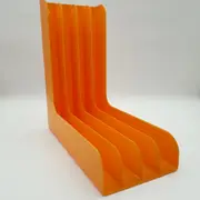 Vinyl Storage - LP-Winkel, 70er Jahre - in orange, für ca. 40 LPs