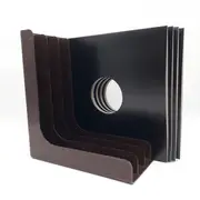 Vinyl Storage - LP-Winkel, 80er Jahre - in dunkelbraun, für ca. 40 LPs