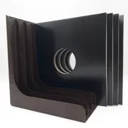 Vinyl Storage - LP-Winkel, 80er Jahre - in dunkelbraun, für ca. 40 LPs