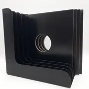 Vinyl Storage - LP-Winkel, 80er Jahre - in schwarz, für ca. 40 LPs