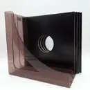 Vinyl Storage - LP-Winkel, 80er Jahre - in transparent anthrazit, für ca. 40 LPs