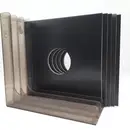 Vinyl Storage - LP-Winkel, 80er Jahre - in transparent grau, für ca. 40 LPs