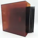 Vinyl Storage - LP-Box 70er Jahre - in transparent Bernstein, für ca. 40 LPs