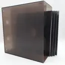 Vinyl Storage - LP-Box 70er Jahre - in transparent dunkelgrau, für ca. 40 LPs