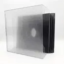 Vinyl Storage - LP-Box 70er Jahre - in transparent dunkelgrau, für ca. 40 LPs
