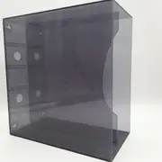 Vinyl Storage - LP-Box 70er Jahre - in transparent grau, für ca. 40 LPs