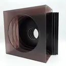 Vinyl Storage - LP-Box 70er Jahre - in transparent grau, für ca. 40 LPs, mit Mittelloch