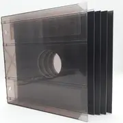 Vinyl Storage - LP-Box 70er Jahre - in transparent grau, für ca. 20 LPs