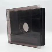 Vinyl Storage - LP-Box 70er Jahre - in transparent grau, für ca. 20 LPs