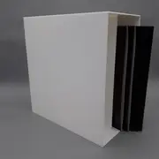 Vinyl Storage - LP-Box 70er Jahre - in weiß, für ca. 40 LPs