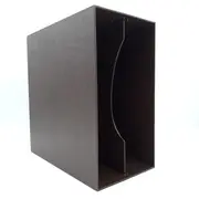 Vinyl Storage - LP-Box 70er Jahre - in dunkelbraun, für ca. 40 LPs