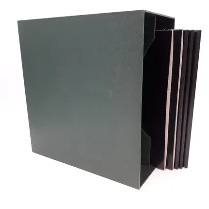 LP-Winkel, 70er Jahre - in dunkelgrün, für ca. 40 LPs