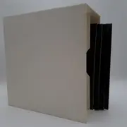 Vinyl Storage - LP-Box 70er Jahre - in eigelb, für ca. 40 LPs