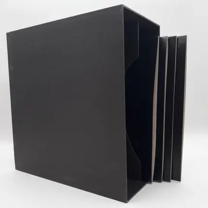 LP-Box 70er Jahre - in hellgrau, für ca. 40 LPs