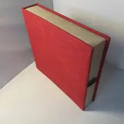 Vinyl Storage - LP-Box 70er Jahre - in rot, für ca. 20 LPs