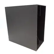 Vinyl Storage - LP-Box 70er Jahre - in schwarz, für ca. 40 LPs