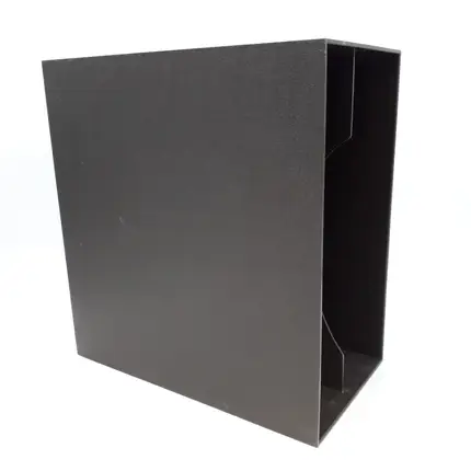 LP-Box 70er Jahre - in schwarz, für ca. 40 LPs